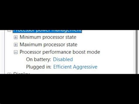reg Download 3 To Remove "Processor performance increase threshold" from Power Options. . Processor performance boost mode missing